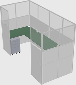 Cabine en u
