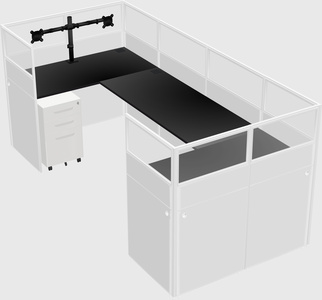 Cabine en u