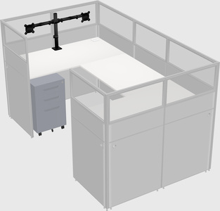 Cabine en u