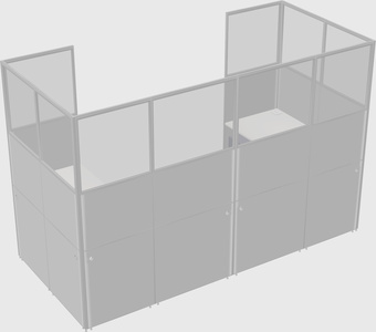 Cabine en u