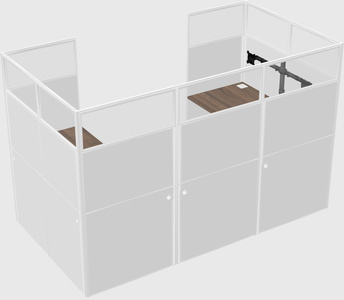 Cabine en u