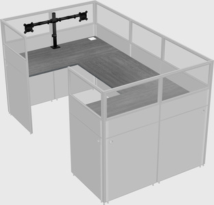 Cabine en u