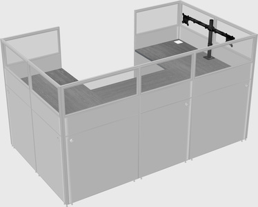 Cabine en u