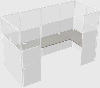 Cabine en u