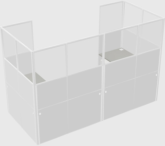 Cabine en u