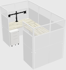 Cabine en u