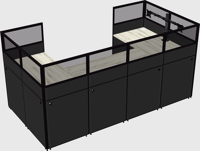 Cabine en u