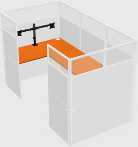 Cabine en u