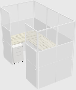 Cabine en u