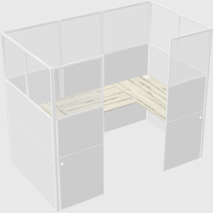 Cabine en u
