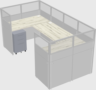 Cabine en u