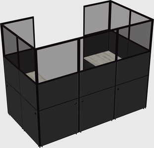 Cabine en u