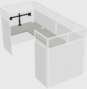 Cabine en u