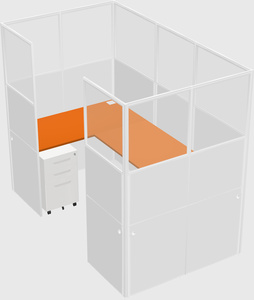 Cabine en u