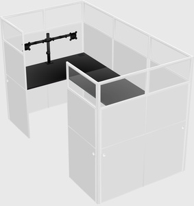 Cabine en u