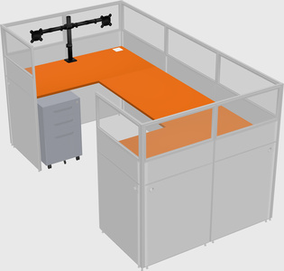 Cabine en u