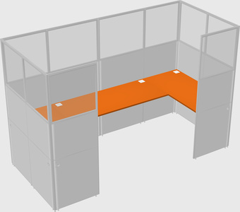 Cabine en u