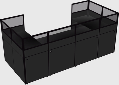Cabine en u