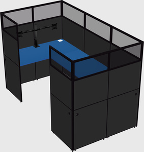 Cabine en u