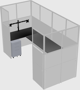 Cabine en u