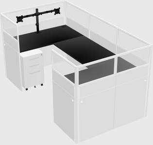 Cabine en u