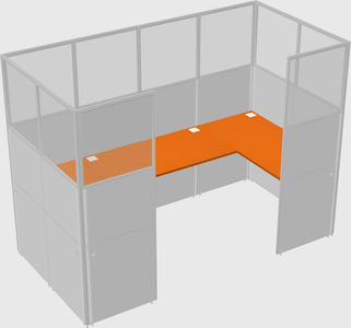 Cabine en u