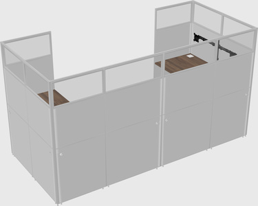 Cabine en u