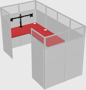 Cabine en u