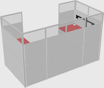 Cabine en u