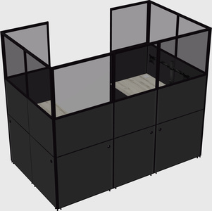 Cabine en u
