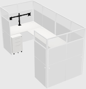 Cabine en u