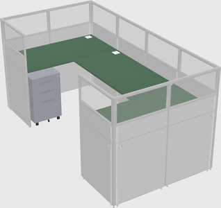 Cabine en u
