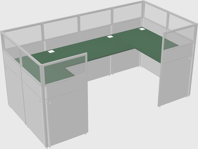 Cabine en u