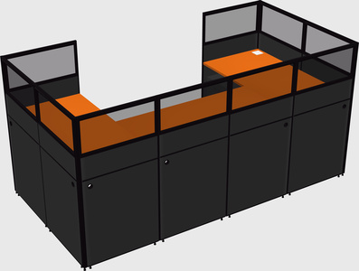 Cabine en u