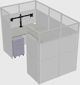 Cabine en u