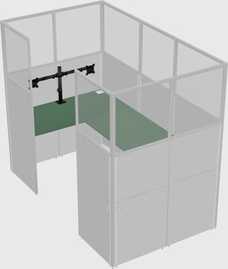 Cabine en u