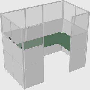 Cabine en u