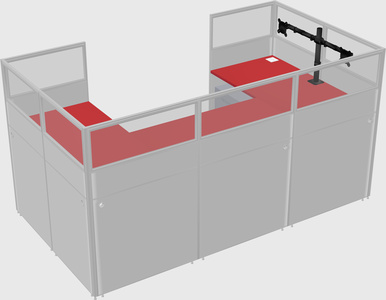 Cabine en u