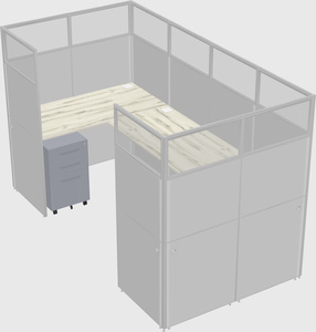 Cabine en u
