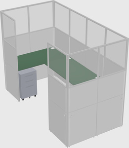 Cabine en u