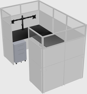Cabine en u