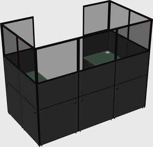 Cabine en u