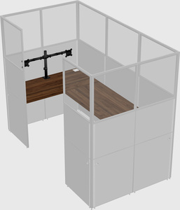 Cabine en u