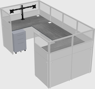 Cabine en u