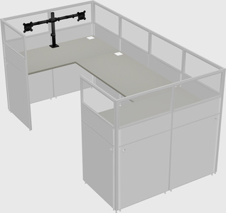Cabine en u