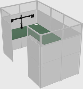 Cabine en u