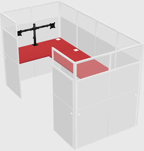 Cabine en u