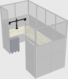 Cabine en u