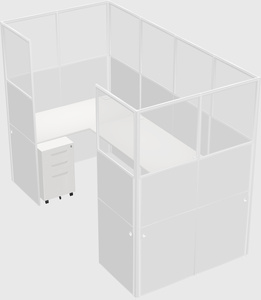 Cabine en u