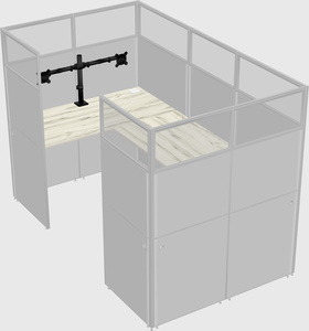 Cabine en u